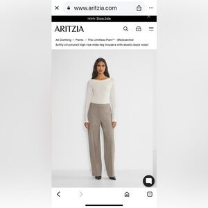 Aritzia NWT Wilfred limitless pants size 10